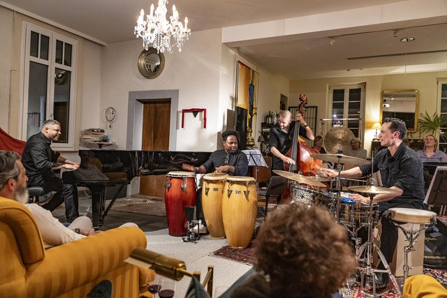 Zaccai Curtis, Keisel Jiménez, Luques Curtis and Túpac Mantilla in concert