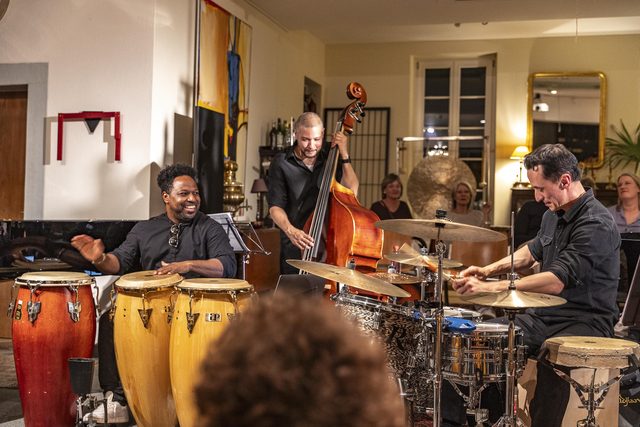 Keisel Jiménez, Luques Curtis and Túpac Mantilla in concert