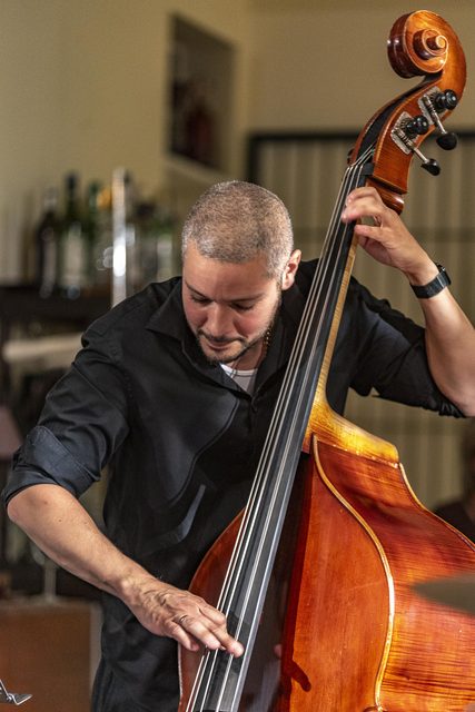 Luques Curtis on bass