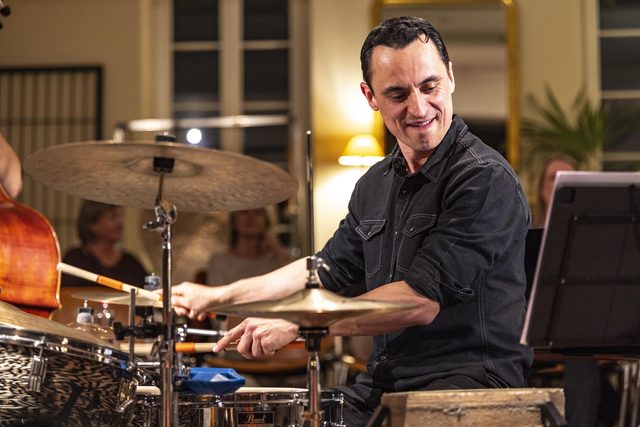 Túpac Mantilla on drums